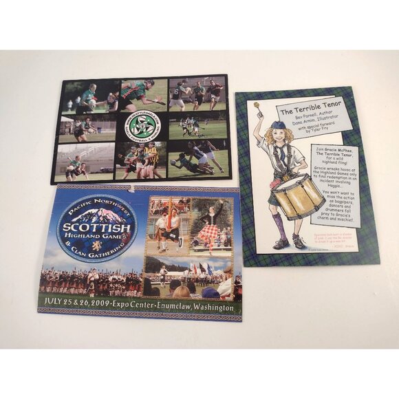 2009 Pacific Northwest Scottish Highland Games & Clan Gathering Promotional Mate - Picture 1 of 2